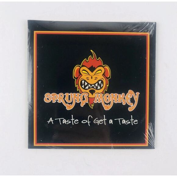 RARE A Taste of -Get a Taste by Sprung Monkey Audio CD New Sealed Promo 2 Tracks - Picture 1 of 2